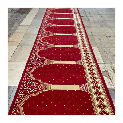 Pavimento rivestito tappeto moschea morbida con disegno puzzle e 80% lana 20% materiale di nylon