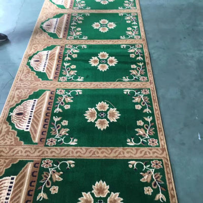 Tappeto da parete a parete di moschea morbido con altezza media e ampia scelta di colori