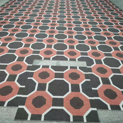 8-15mm altezza di pila tappeto a colori fluorescenti stampato per il controllo dei parassiti nel corridoio dell'hotel