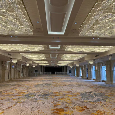 8-15mm altezza di pila tappeto a colori fluorescenti stampato per il controllo dei parassiti nel corridoio dell'hotel