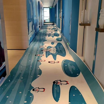 Top Grade Luxury Axminster Tapete Pavimento Stampa Custom Design Hotel Corridoio tappeto