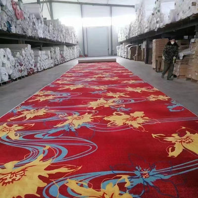 Disegno personalizzato stile lussuoso Materiale di nylon / lana Axminster tappeto per pavimenti alberghieri