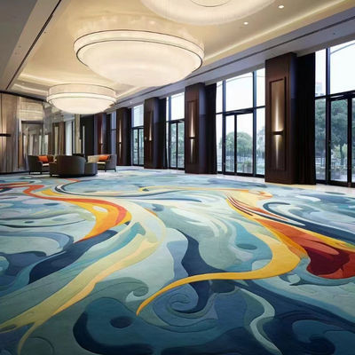 80% lana 20% nylon resistente al fuoco Axminster Cut Pile Hotel Casino Event Venue Carpet