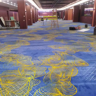 80% lana 20% nylon resistente al fuoco Axminster Cut Pile Hotel Casino Event Venue Carpet