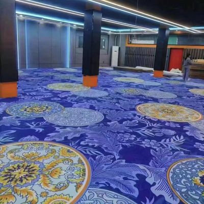 80% lana 20% nylon resistente al fuoco Axminster Cut Pile Hotel Casino Event Venue Carpet