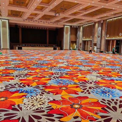 Corridoio della hall dell'hotel Axminster Lana Tappeto per camere d'albergo 80% lana a prova di fuoco Non scivolo