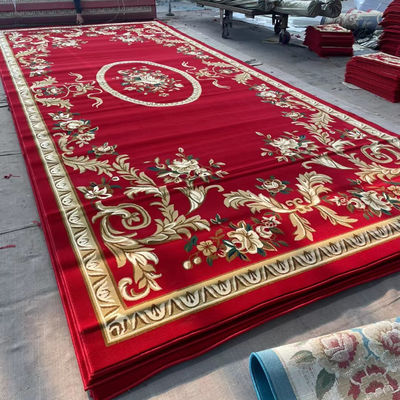 Filati di tappeto morbido per sala preghiera stile moschea commerciale da parete a parete tappeto roll