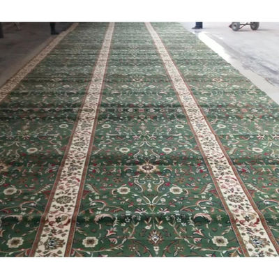 Sala riunioni Moschea musulmana Disegno tappeto di preghiera con modello di puzzle e dimensioni personalizzate