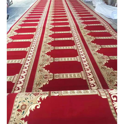 Progettazione di tappeto di preghiera della moschea musulmana con colore personalizzato e modello di puzzle