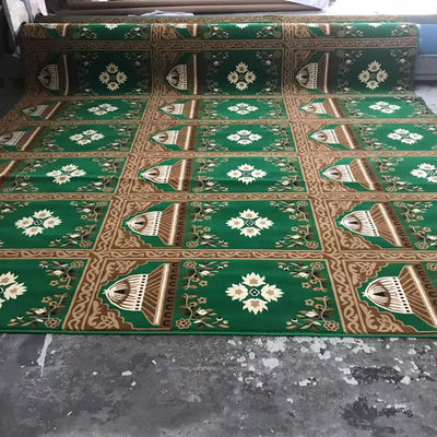 Progettazione di tappeto di preghiera della moschea musulmana con colore personalizzato e modello di puzzle