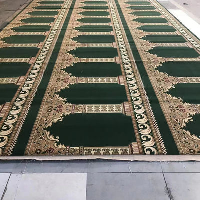 Progettazione di tappeto di preghiera della moschea musulmana con colore personalizzato e modello di puzzle