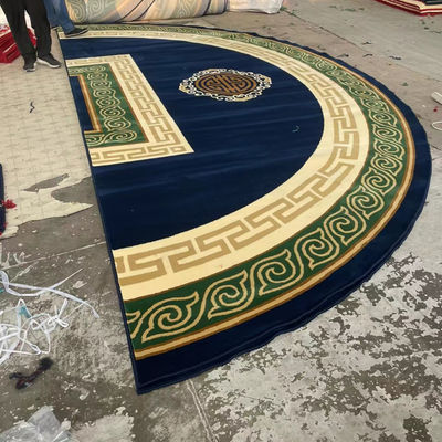 80% di lana e 20% di nylon Masjid Carpet di preghiera per il disegno della moschea musulmana su misura