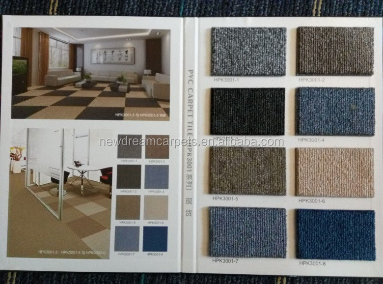 Tela per tappeto per ufficio in PP/Nylon 50x50 Loop Pile Modular Carpet US 2.5-20 / M2