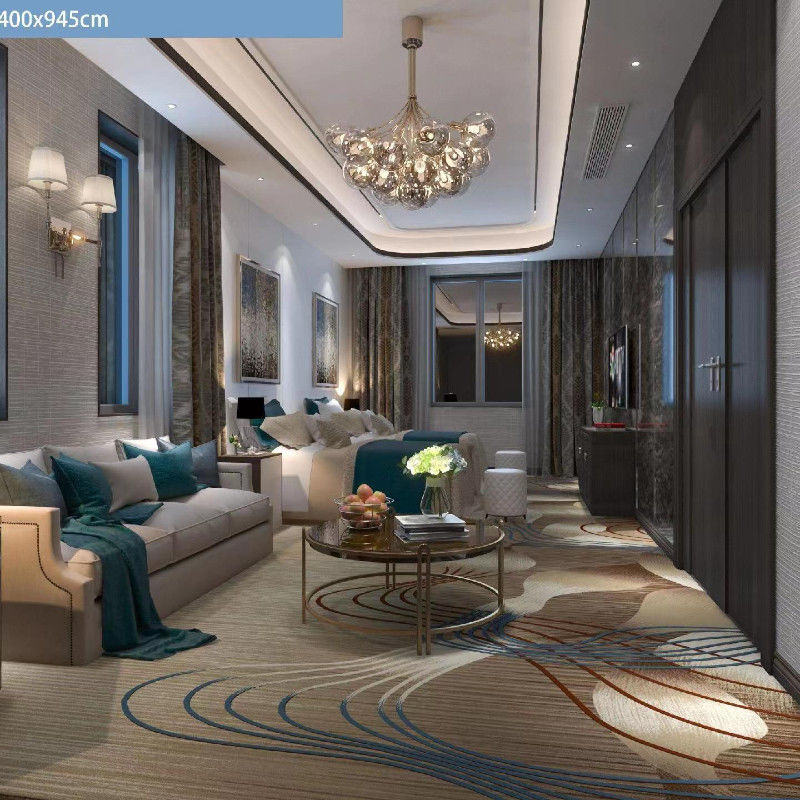 Moderno stile tappeti stampati su misura Materiale di nylon per hotel Tapis mural