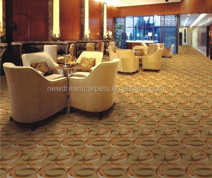Stoccaggio 20% Nylon 80% lana Five-Star tessuto Axminster tappeto per Hotel Lobby Ristorante