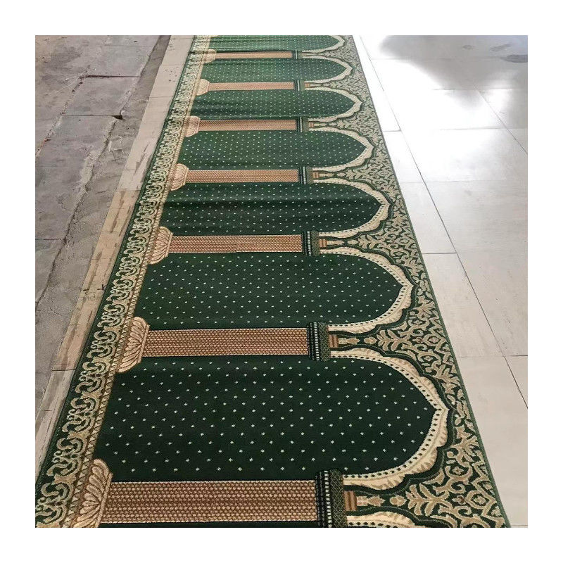 Rectangle Axminster Disegni personalizzati 4*25 Roll Custom Carpet per Moschea Carpet di preghiera