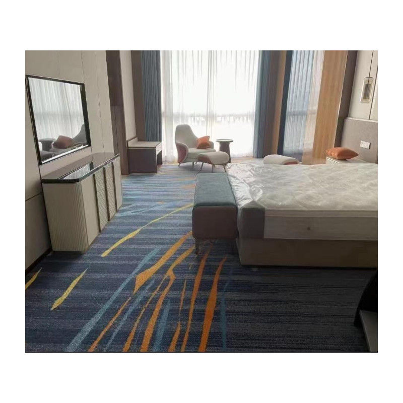 Pavimenti commerciali 4m*25m Aczione ignifugia di sostegno Wilton Nylon Tapis parete a parete