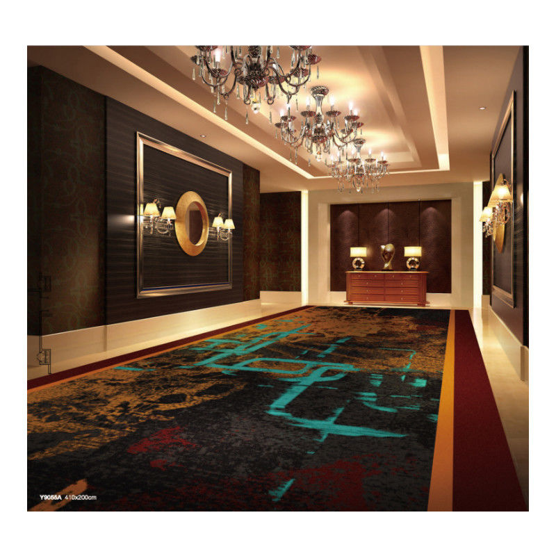 Rectangle Axminster Carpet Luxury Hotel Flooring Printing Customized Design Hotel Room Carpet Per 5 stelle